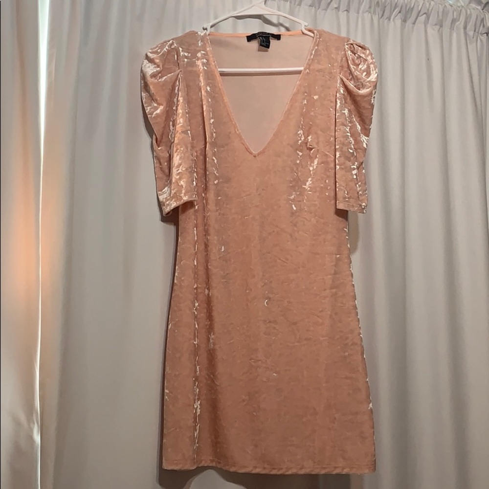 Forever 21 light pink mini dress.